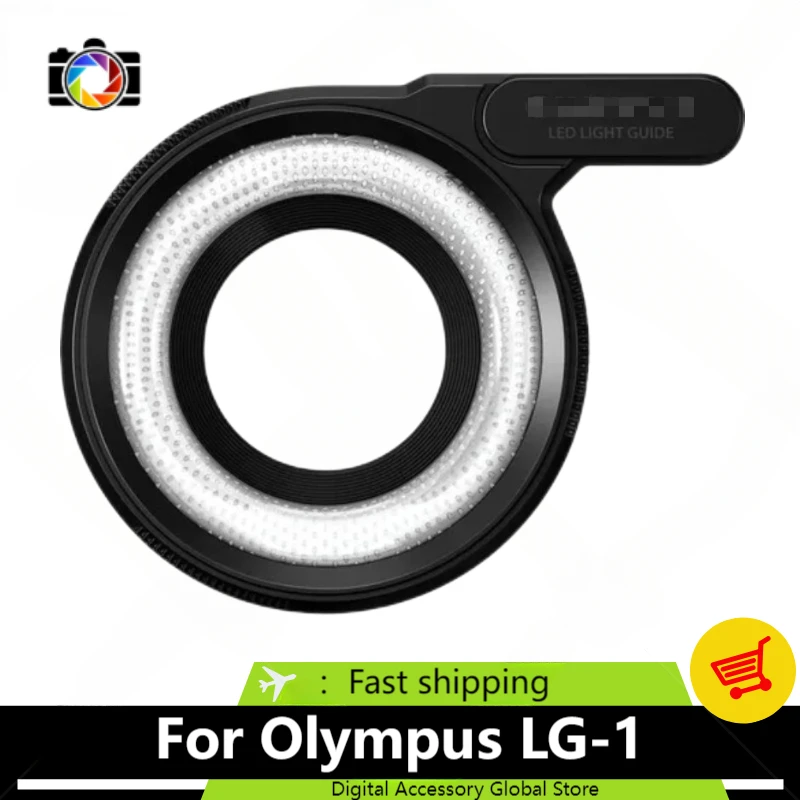 Original LG-1 Flash Diffuser LED Light Quide Macro Ring Auxiliary For Olympus Tough TG-1 TG-2 TG-3 TG-4 TG-5 TG-6 TG-7 Camera