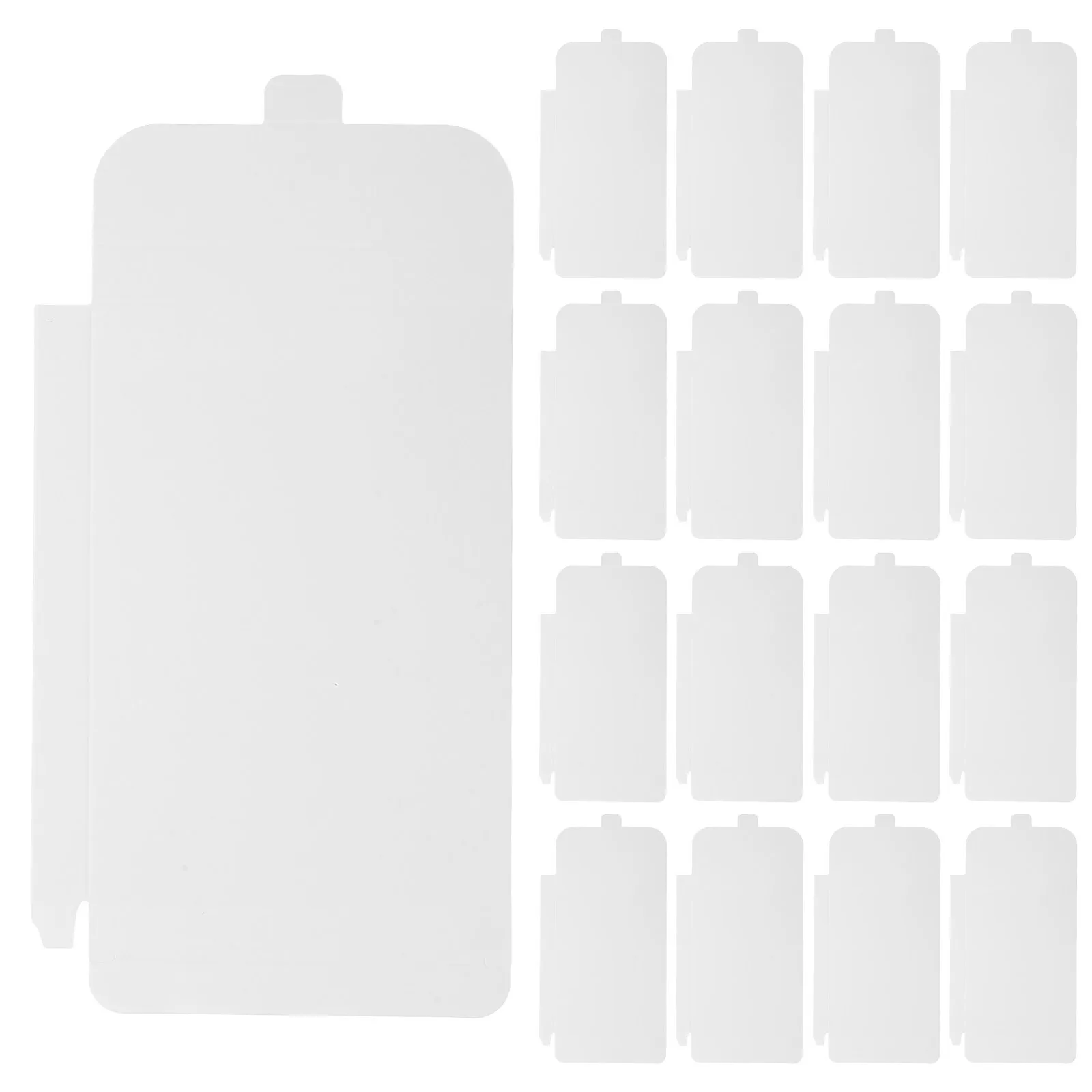 50 Buah Kotak Penyimpanan Kartu Kertas Kraft Organizer Kartu Pos Tempat Amplop Kosong Kartu Ucapan Wadah Penyimpanan Foto Dokumen