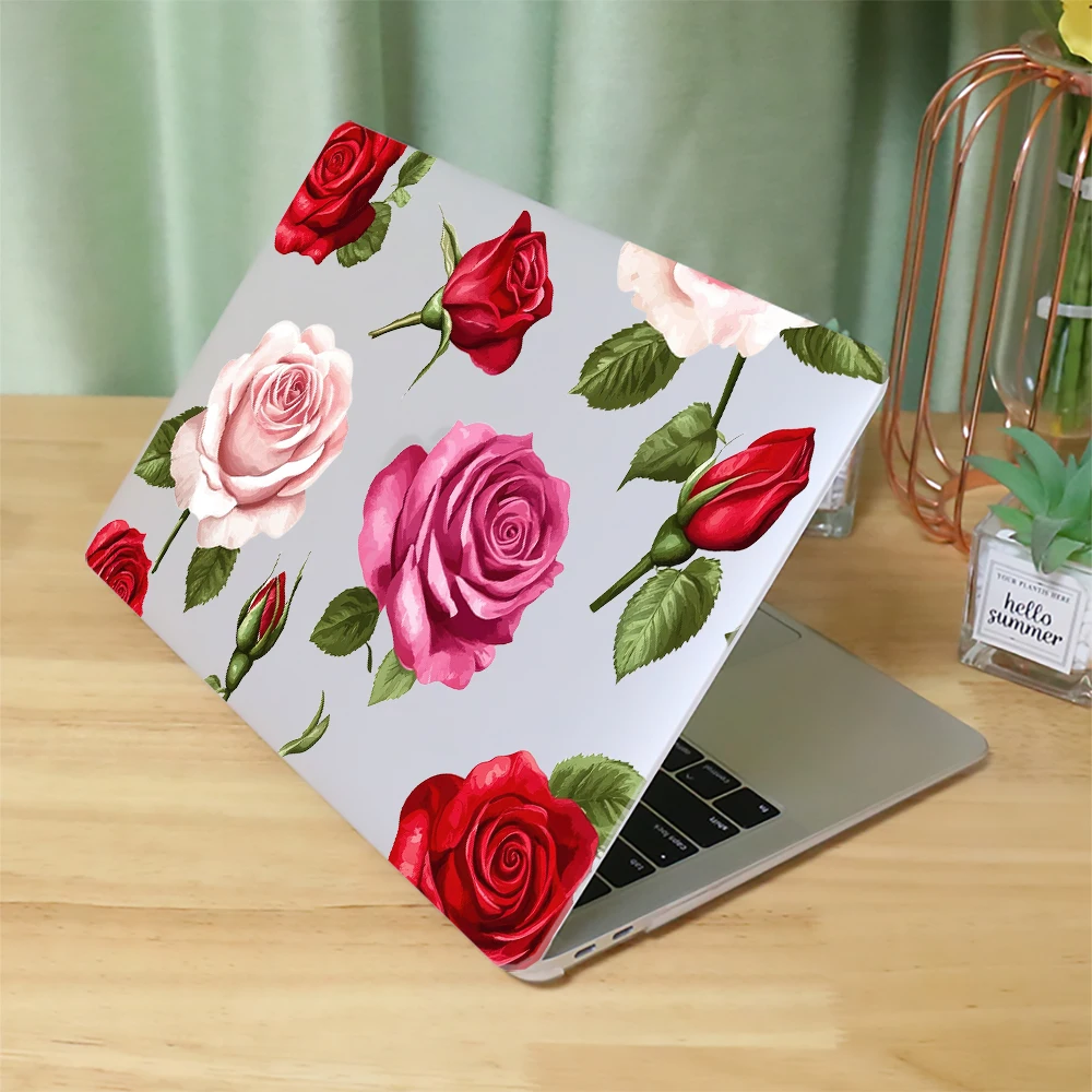 Funda para Laptop con Impresión UV de Rosas para MacBook Neo 13, Modelo A18 Pro A3404, Funda para MacBook Air M1 M2 13 14 15 16 M5 Max 2026