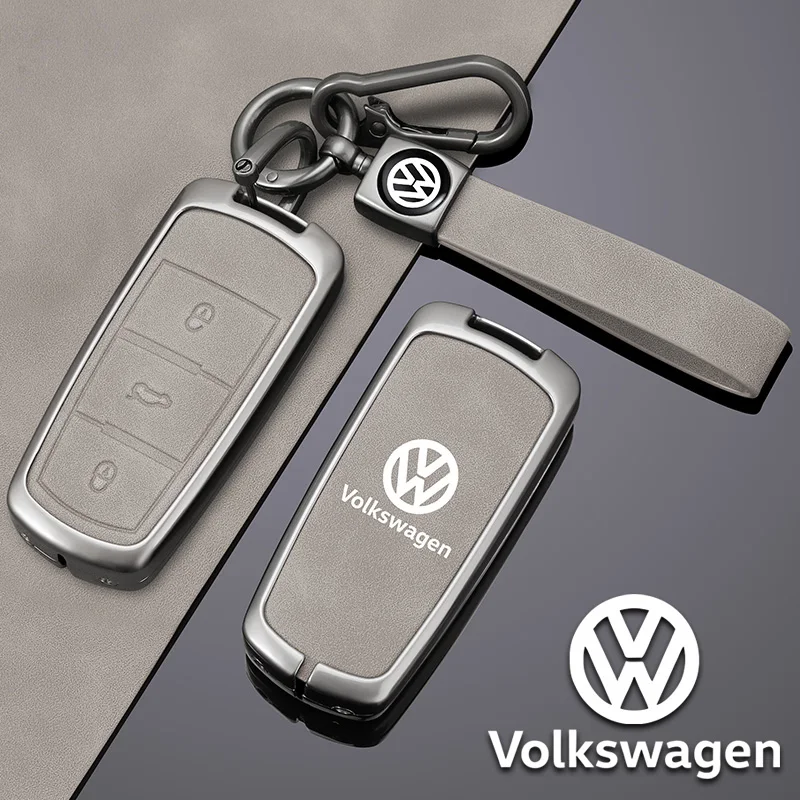 Zinc Alloy Car Key Cover Case Shell Holder Fob For Volkswagen VW CC Passat B6 B7 Passat 3C CC Maogotan R36 B5 B7L Accessories