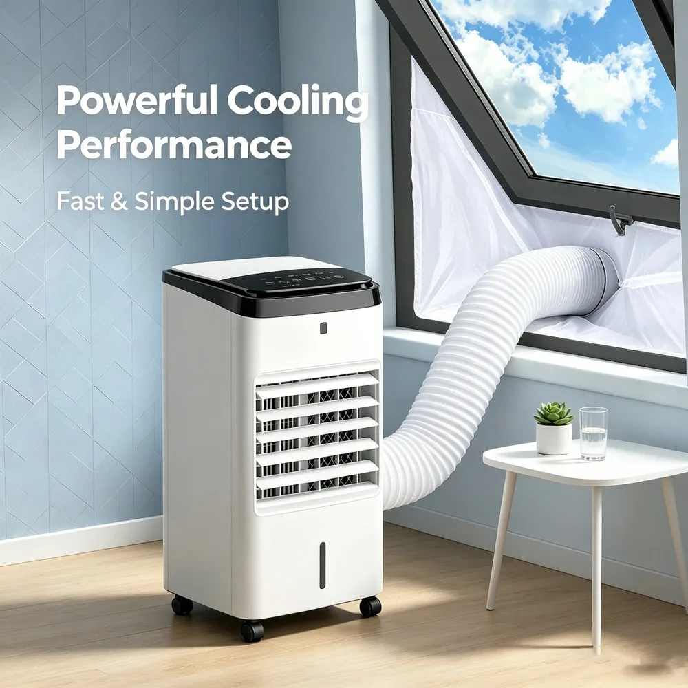 Incline Skylight PAC Sealing Cloth Portable Air Conditioner Vent Hose Cover For Slope Tilt Roof Window Hot Air Isolation