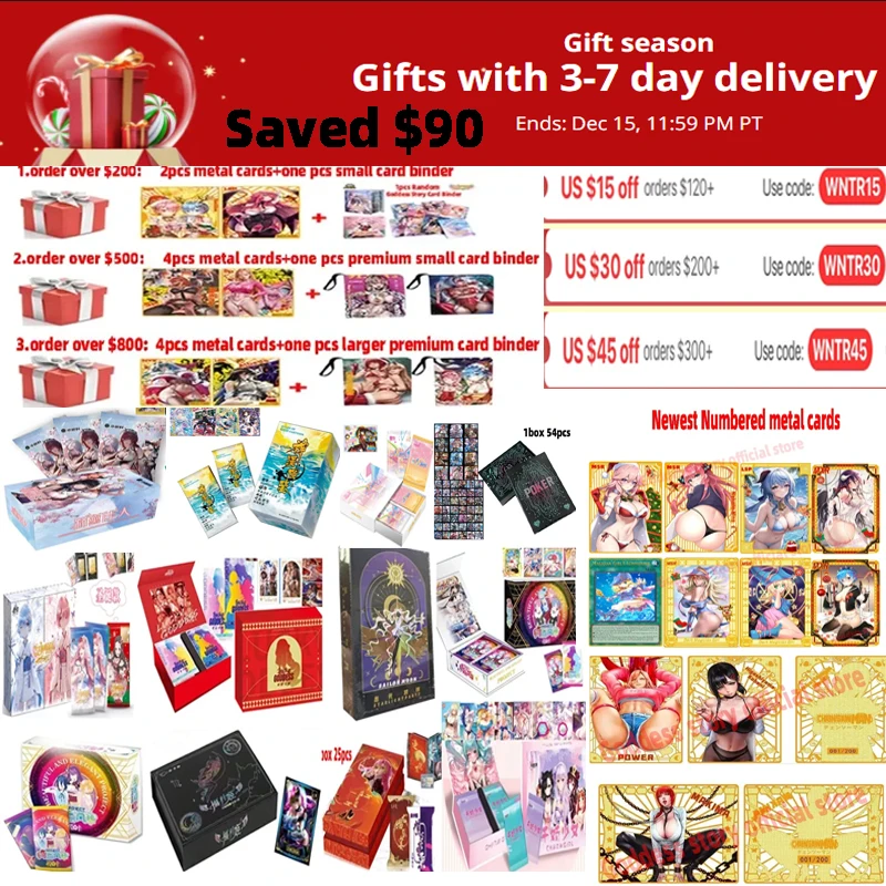 2023 New Goddess Story Lucky Goddess Cards Sexy Girl  Swimsuit Bikini Feast Booster Box Doujin Toy Hobbies Gift