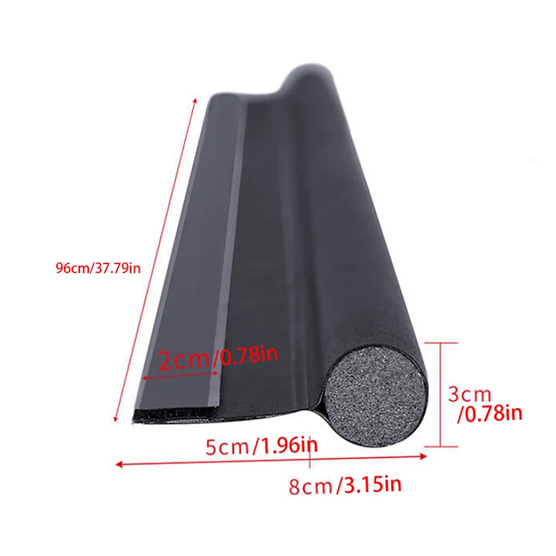 Picture 7: Windproof Seal Strip Draught Excluder Stopper Door Bottom Guard Double Protector Doorstop Dust-Proof Blocker Sealer Soundproof