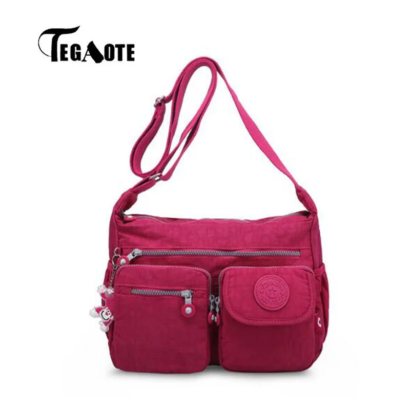 TEGAOTE женские сумки, тренд 2025, нейлоновая сумка через плечо для женщин, роскошная сумка через плечо высокого класса, корейский женский кошелек