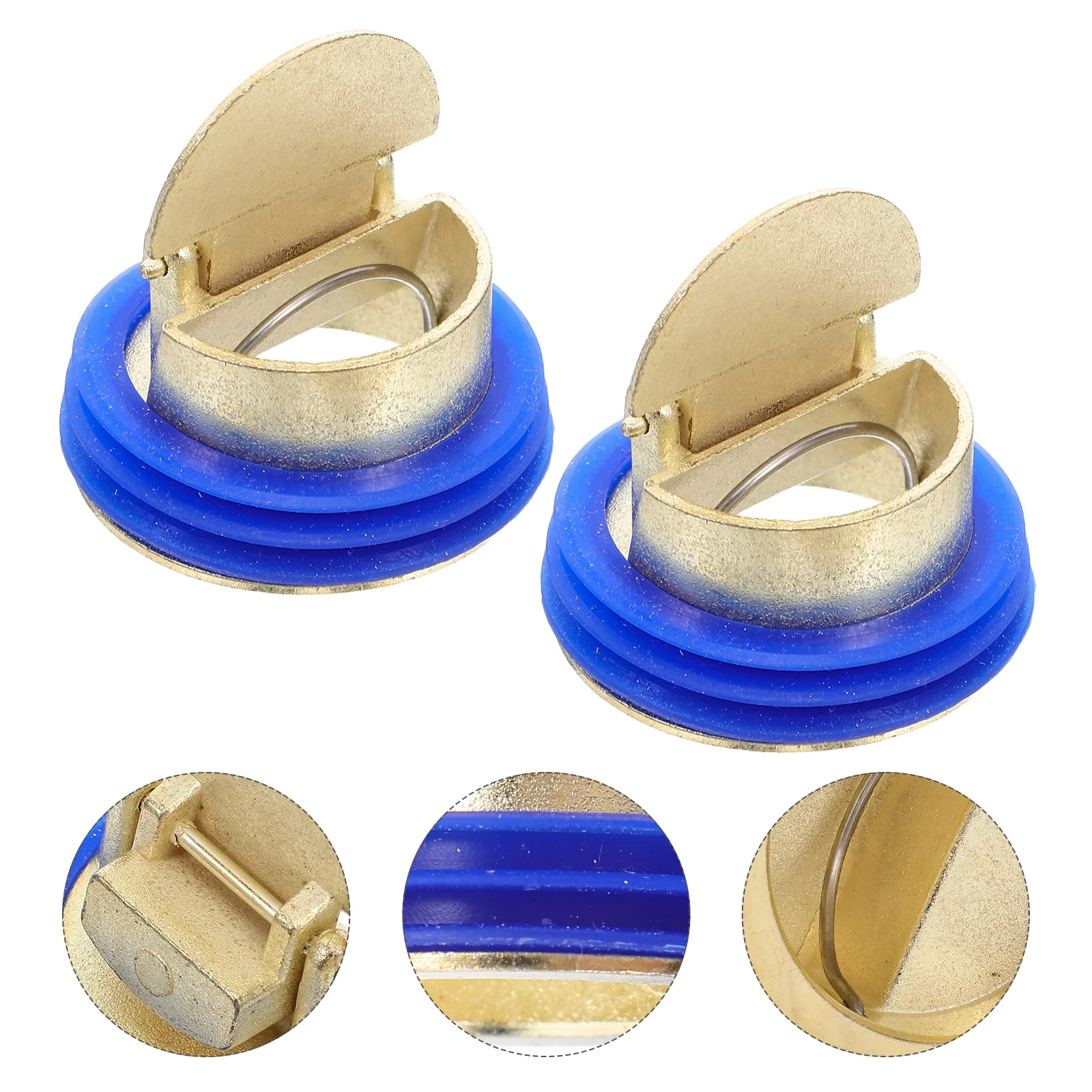 

2pcs Universal Drain Plug Floor Drain Protector With Backflow Water Backflow Preventer Preventer Debris Filter For Bathroom