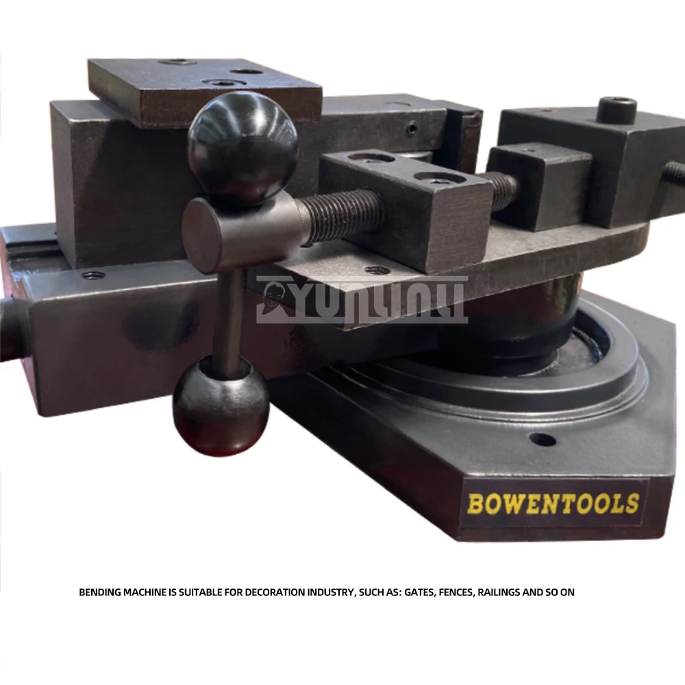 Small Manual SBG40 Metal Bending Machine Multifunction Spiral Steel Plate Round Square Flat Bar Bending Tool All Steel Body