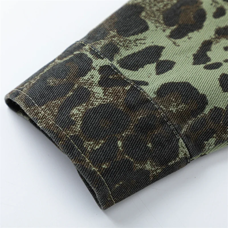 Women\'s Jackets Green Camouflage Cotton 2025 Spring Autumn Women Outdoor Clothes Military Style Jacket Women Plus Size Outerwear