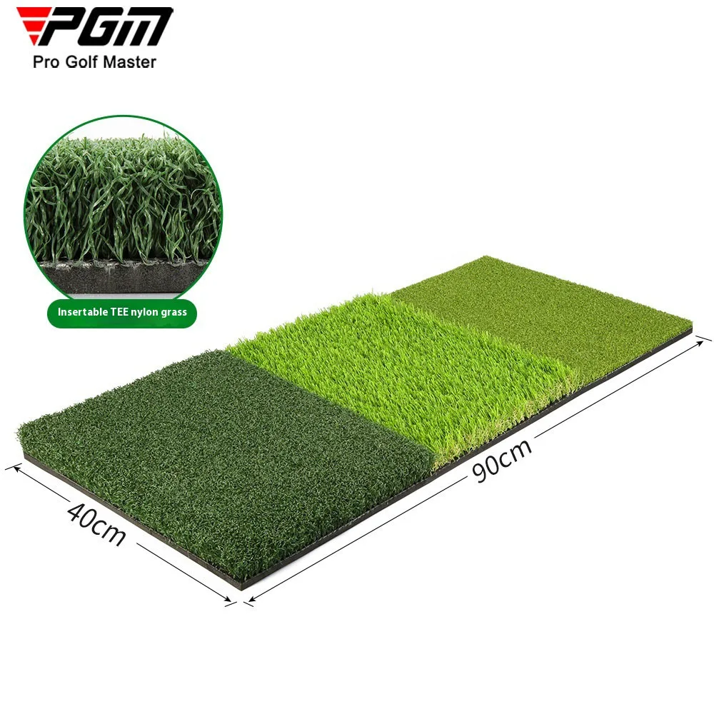 

PGM DJD010 Golf Hitting Mat Practice Pad 3-in-1 Durable Indoor Mini Swing Cutting Rod Strike Pad 30 * 60cm/90 * 40cm