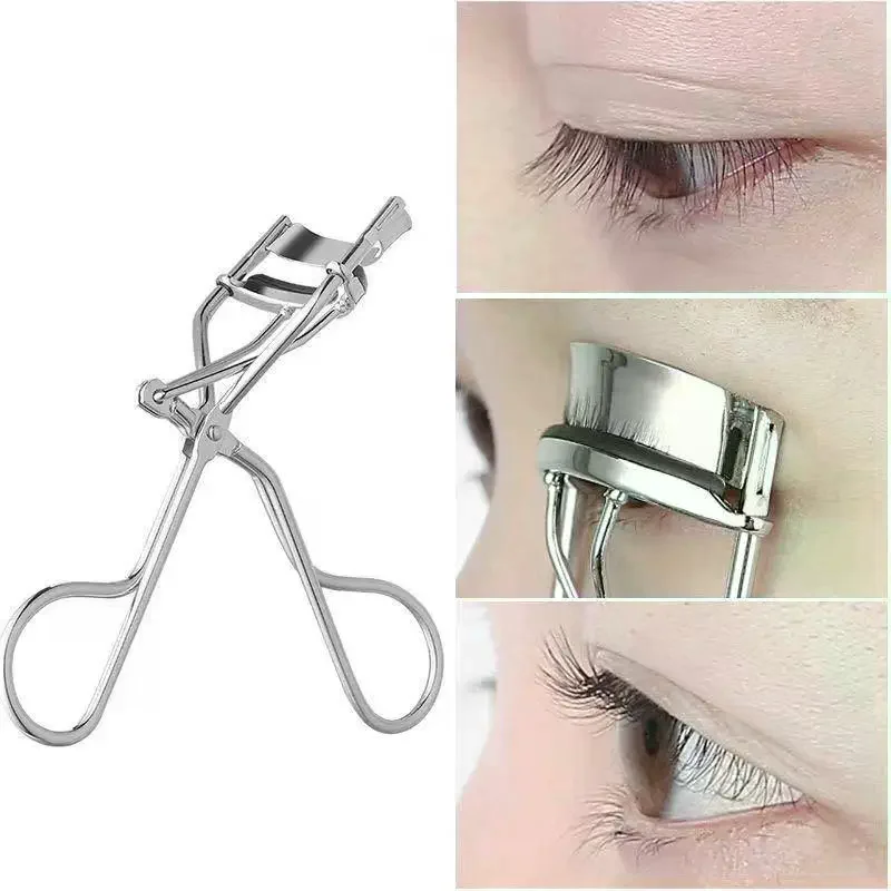 Eyelash Curler Professional Spring Loaded Design Long Lasting Curls 2 Color Choices For Daily Makeup Home Use