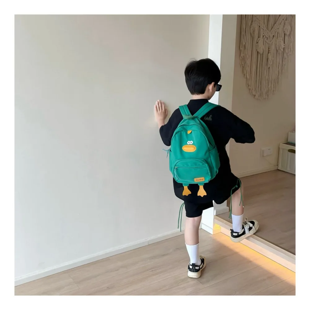 New Cartoon Duck Backpack Designer Cute Travel Bag Female College Student Versatile Korean Edition Girls\' School Bag