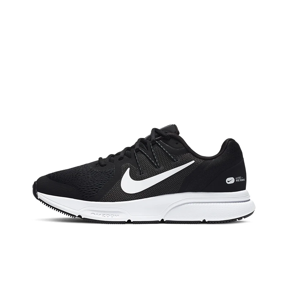 Nike Zoom Span 3 Running Shoes Men's Low Top Black/Coal Black/White CQ9269-001