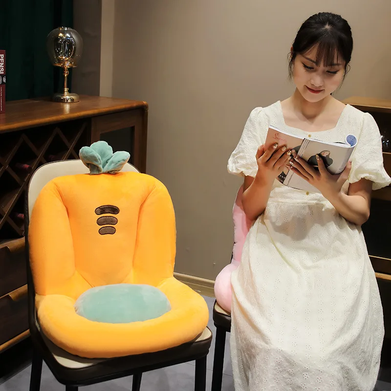 65X42Cm Cartoon Sofa Backrest Cushions Soft Comfortable Bedroom Bay Window Lazy Cushion Detachable Car Office Sedentary Artifact