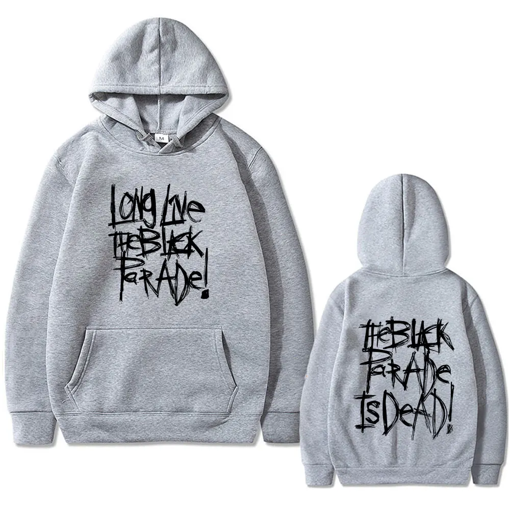 

My Chemical Romance Band Hoodie Long Live The Black Parade 2025 Tour Pullover Hoodies Men Women Rock Punk Emo Hooded Sweatshirt