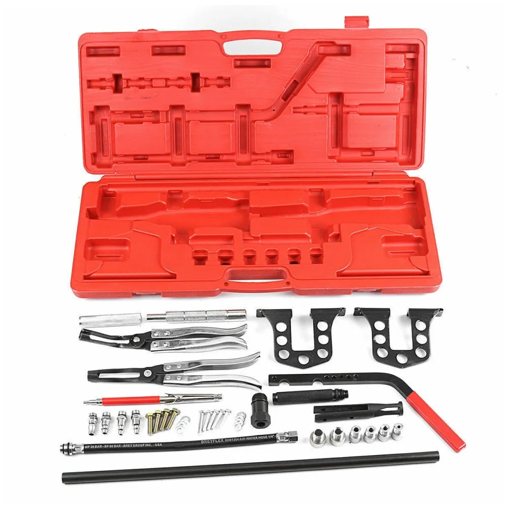 Cylinder Head Service Set Tool Kit Valve Spring Compressor Removal Installer