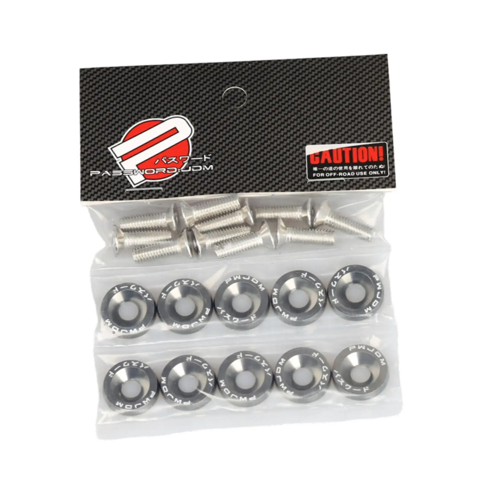 Stainless Steel M6 Fender Washer Engine Bay Dress Up Kit for Mechanical Accessories for Toyota Corolla Sprinter 1993 view 4
