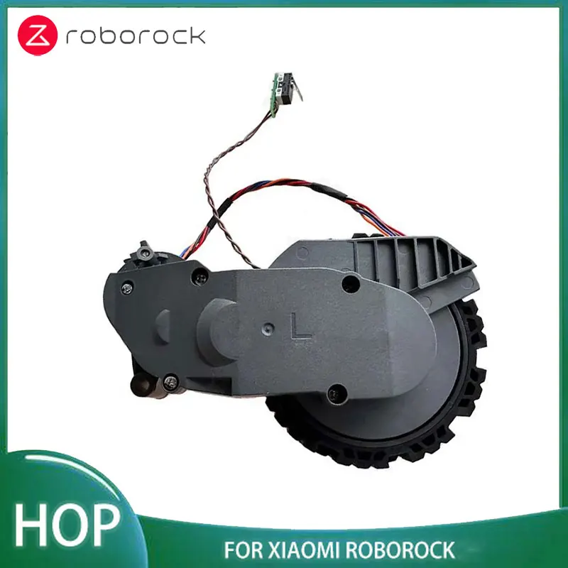 Roda Original Roborock S8 Pro Ultra S8 S8, komponen penyedot debu kanan dan kiri, Aksesori roda baru