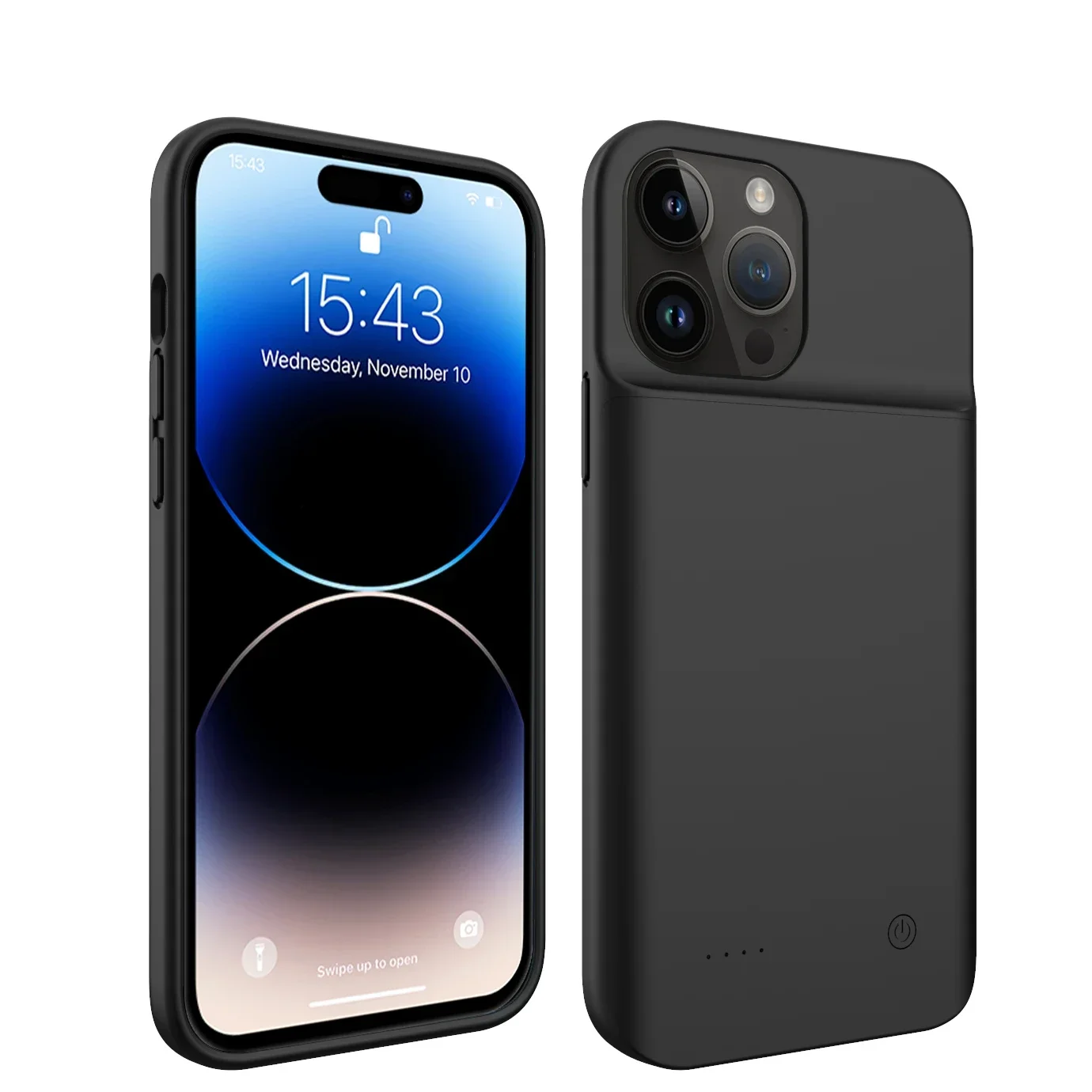 Funda con cargador de batería inteligente para iPhone 13, 14, 15 Pro Max, XR, XS Max 13, Mini batería externa portátil, cubierta de carga, batería externa