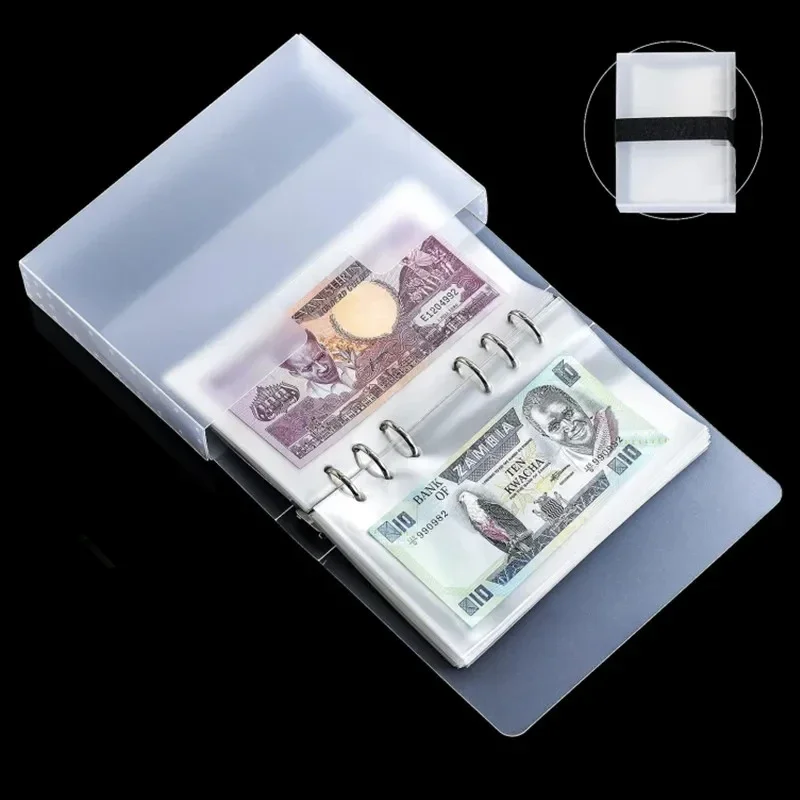 

Collectors Paper Money Album Currency Collection Supplies Travel Banknote Stamp Storage, Collection Folder for Paper Souvenirs