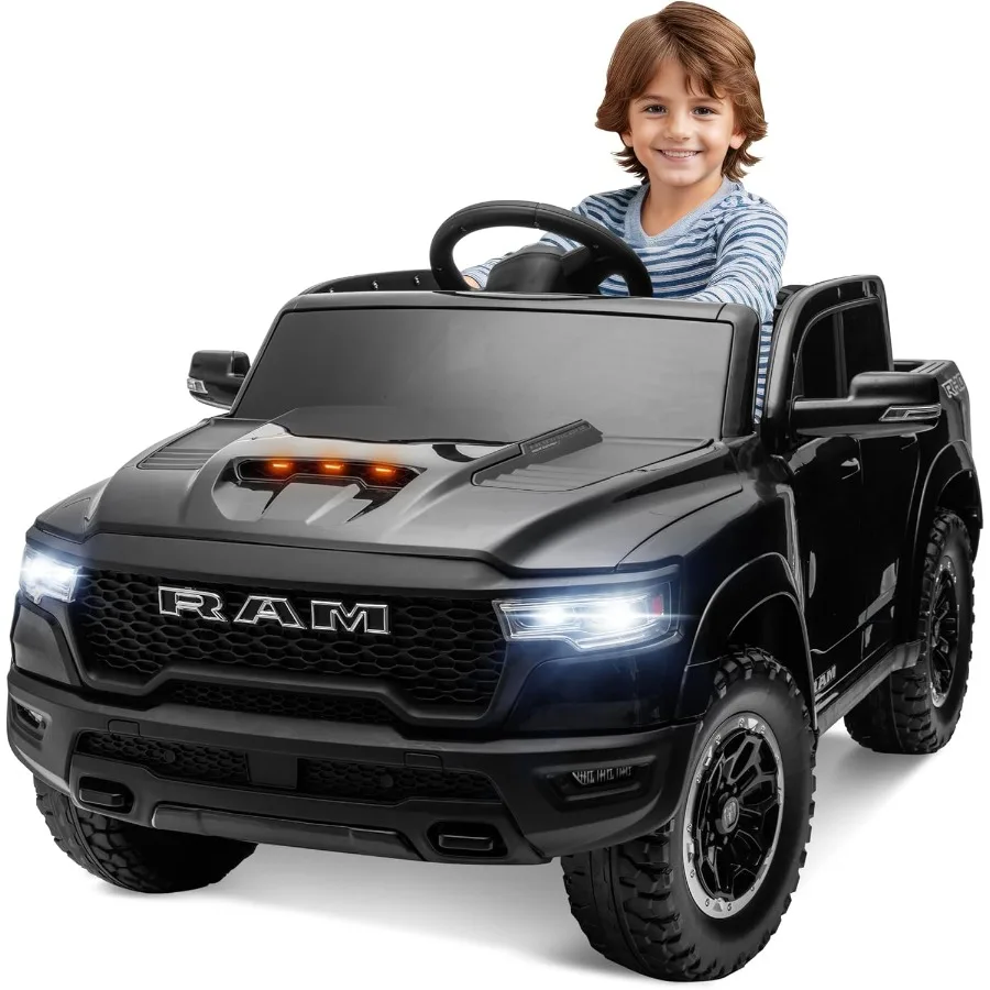 12V Licensed Ride On Car for Kids, Electric Car for Toddlers w/Parent Remote Control, Power Motor & Durable Wheels, Soft Start,