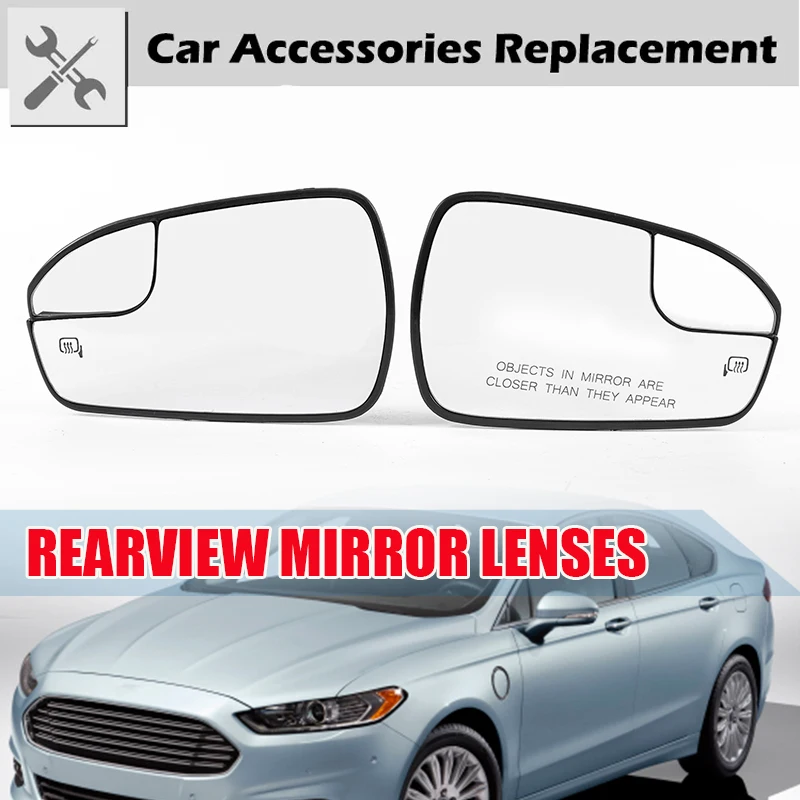 Rhyming Side Rearview Mirror Glass Heater Anti-fog  Heated Mirror Sheet For For Ford Fusion 2013-2020 DS7Z17K707F DS7Z17K707A