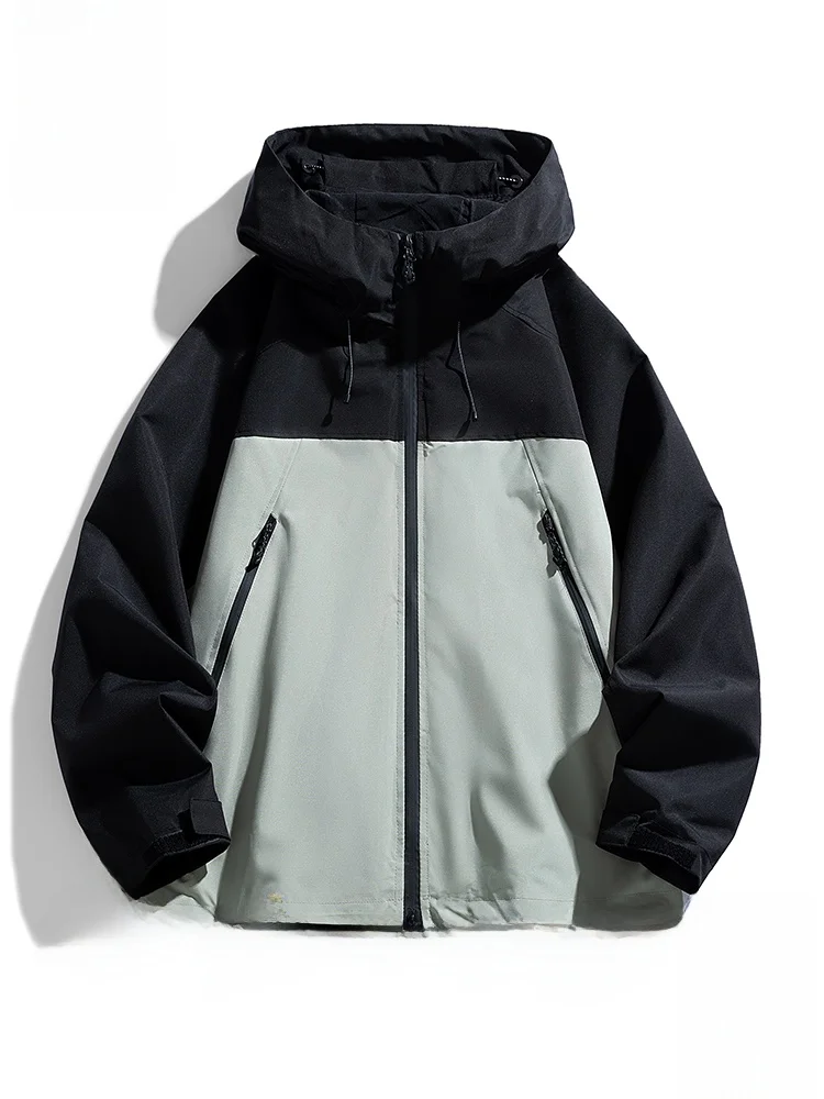 

PaulFrank Hooded Jaet Men's Outdoor Casual Faion Color Blo Design Autumn Outerwear for Climbing with Couples