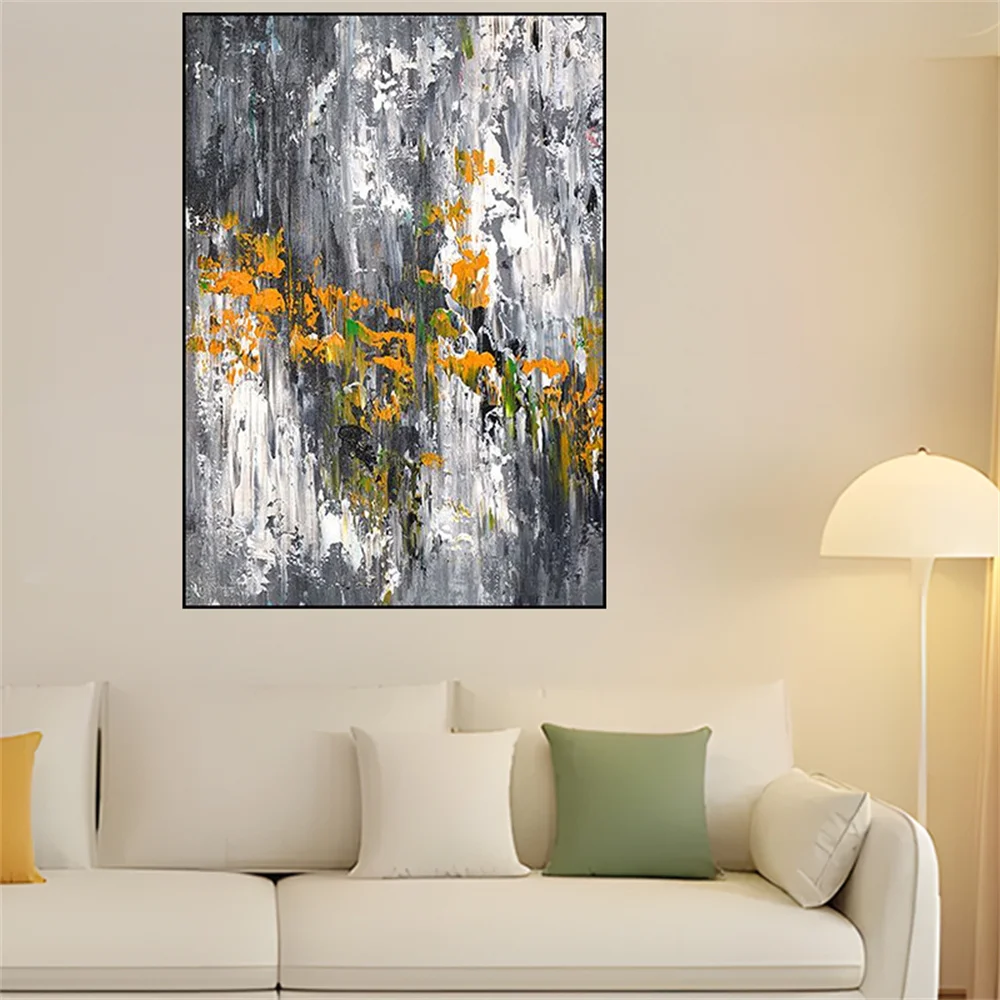 

High Quality Mural Hand-Painted New Abstract Oil Paintings On Canvas Thick Texture Large Wall Art Pictures For Home Decor Poster