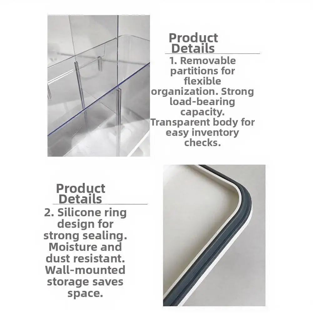 Wall Mounted Laundry Bead Dispenser for Solid Scent Booster Beads Carpet Freshener Rice Sea Salt Stain Remover Organizer 1500ML