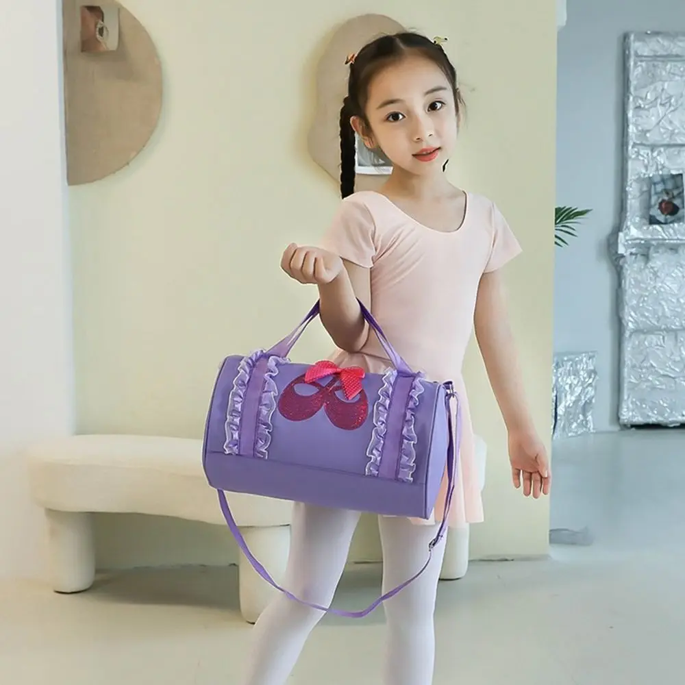 Ballet Dance Bags Handbag Pink Girls Lovely Backpack Baby Package Ballet Bag Handbag One Shoulder Bag Waterproof Princess Bag