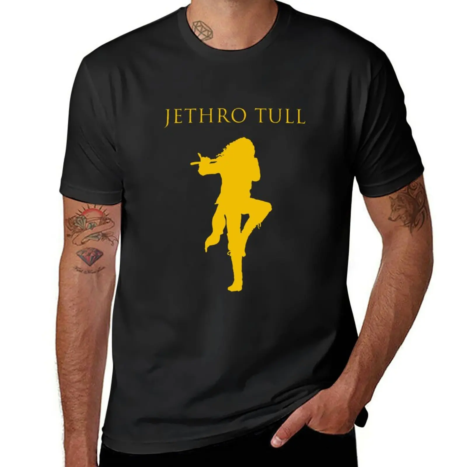 

Золотая Футболка Jethro, винтажная одежда с принтом животных для мальчиков, мужские футболки