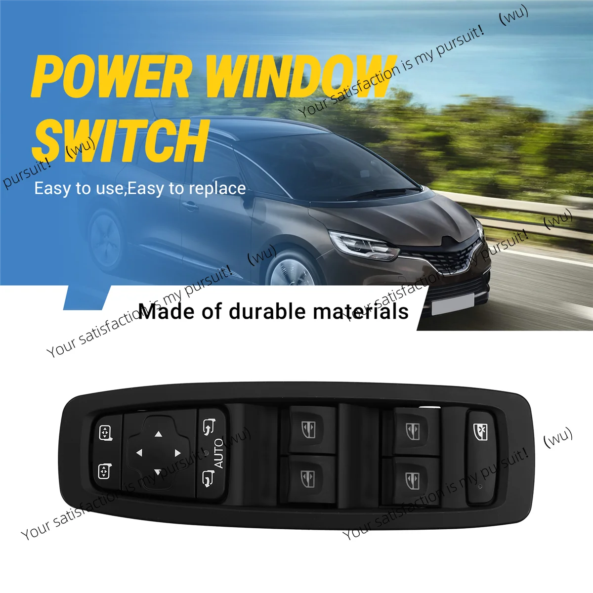

254012952R Car Front Left Power Window Switch for Renault Grand Scenic IV LHD