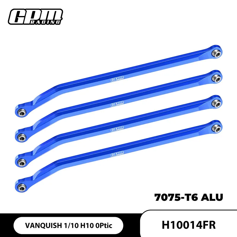 

GPM 7075 Alloy High-Clearance Lower Link Bar Set Pull Rod For VANQUISH 1/10 H10 OPtic IRC00307