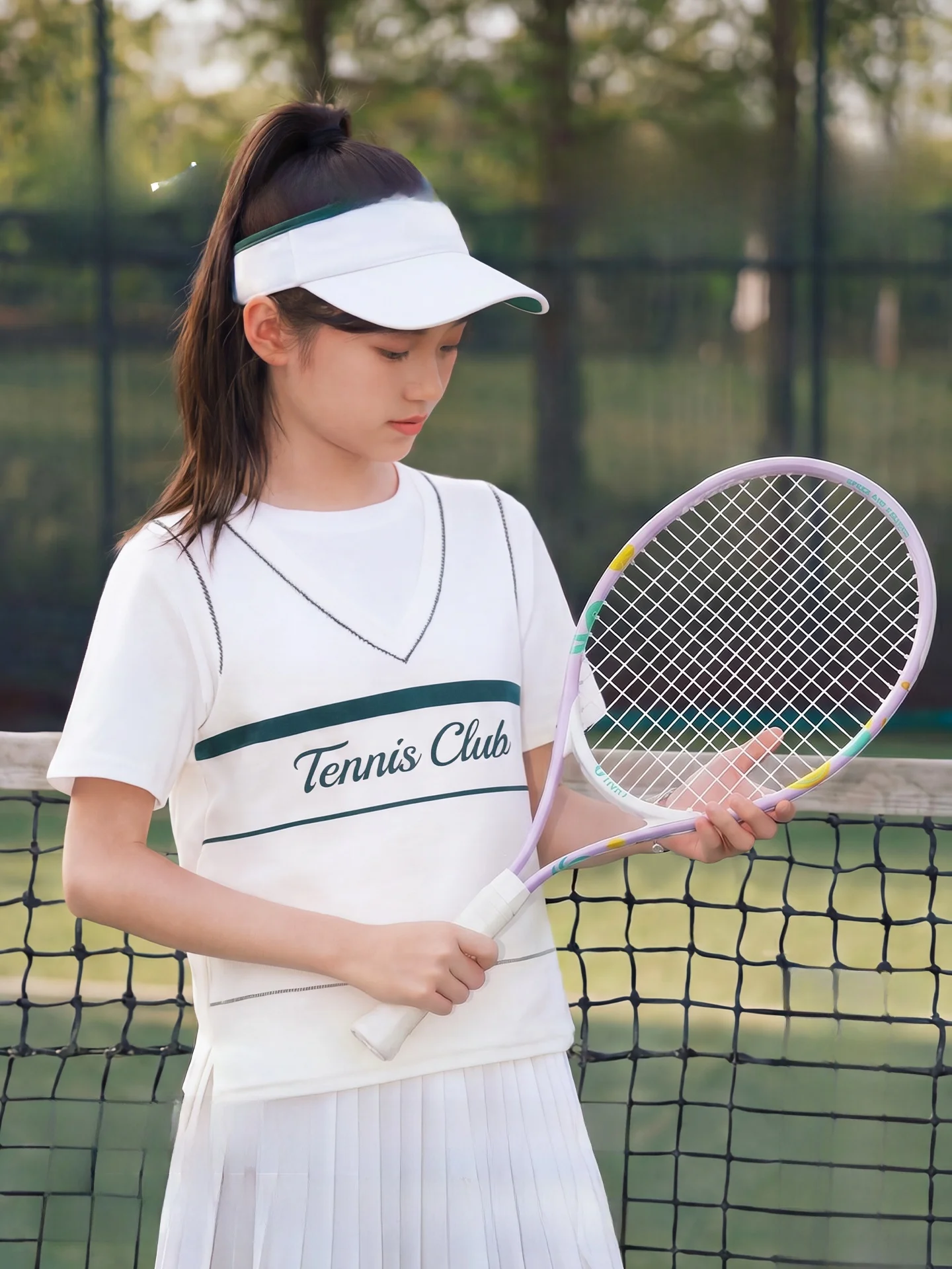 ensemble-de-raquettes-de-tennis-pour-enfants-avec-fixation-de-la-corde-entrainement-automatique-utilisation-individuelle-alliage-d'aluminium-leger-durete-moyenne