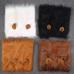 Cute Pet Dog Cosplay Clothes Lion Mane For Dog Costumes Realistic Lion Wig For Medium to Large Dogs With Ear Pet Accessories