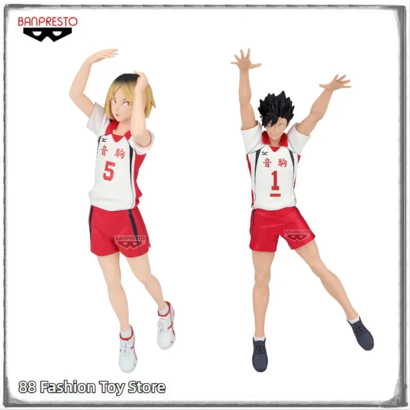 

Pre-sale April 2026 Original BANDAI BANPRESTO Haikyuu Posing Kenma Kozume Kuroo Tetsurou Anime Figure Toy Gift Ornament