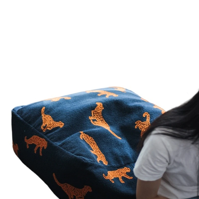

Removable and washable Internet celebrity seat pier designer cloth footstool
