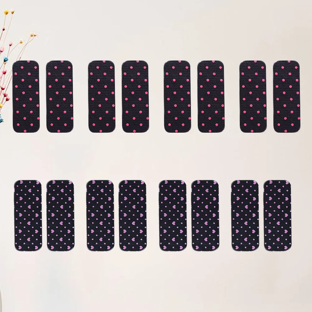 

8 пар бесшовных тканевых резинок для волос без металла, большие эластичные держатели для хвоста, фиксаторы для челки для работы и отдыха, с точечным узором