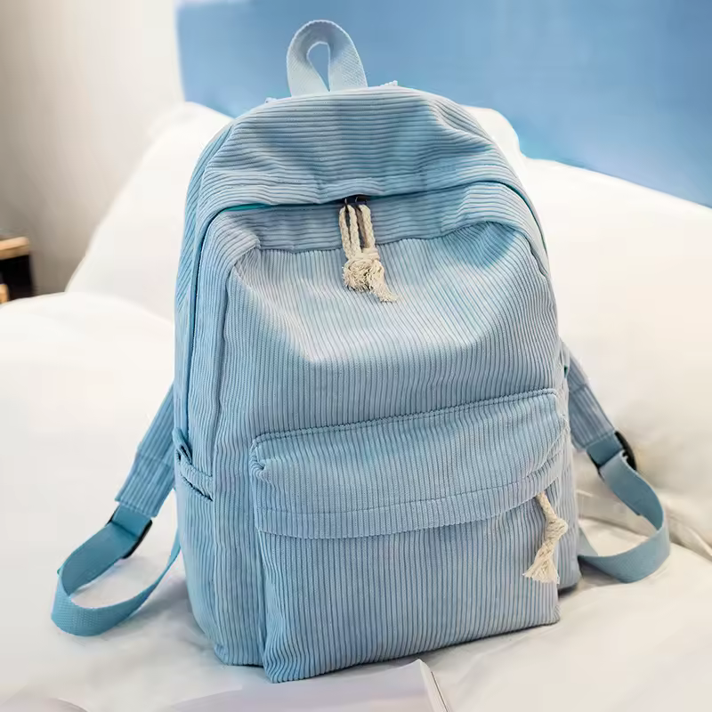 Personalized Kids Backpack, Embroidered Corduroy Backpack,Back to School, Kid name backpack,school bag college,toddler,with name - Image 10