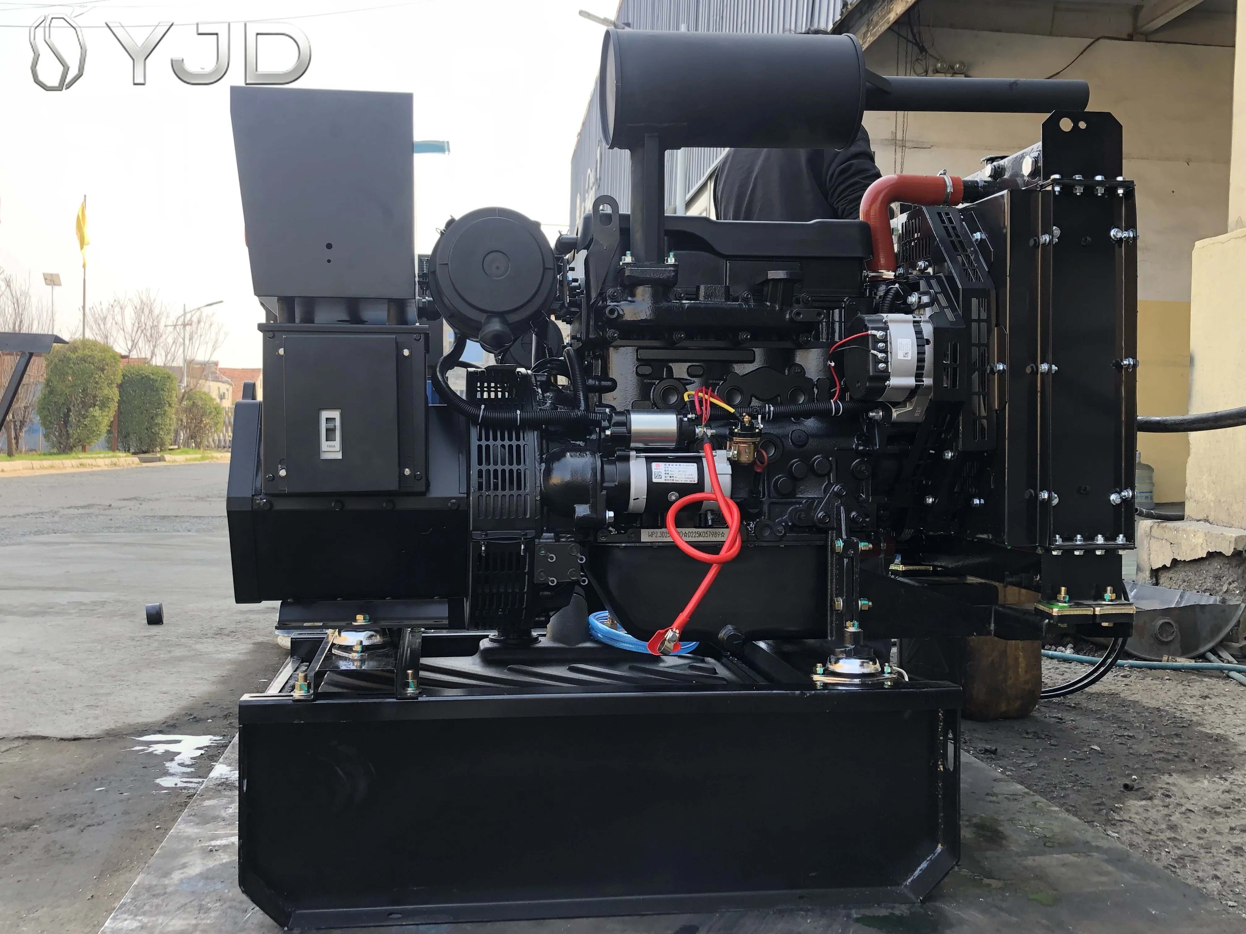 Engine Hot Sale Open Frame Diesel Generator Set 30KW 40KVA  Power Output Genset Brand Engine Options with ATS Auto Start