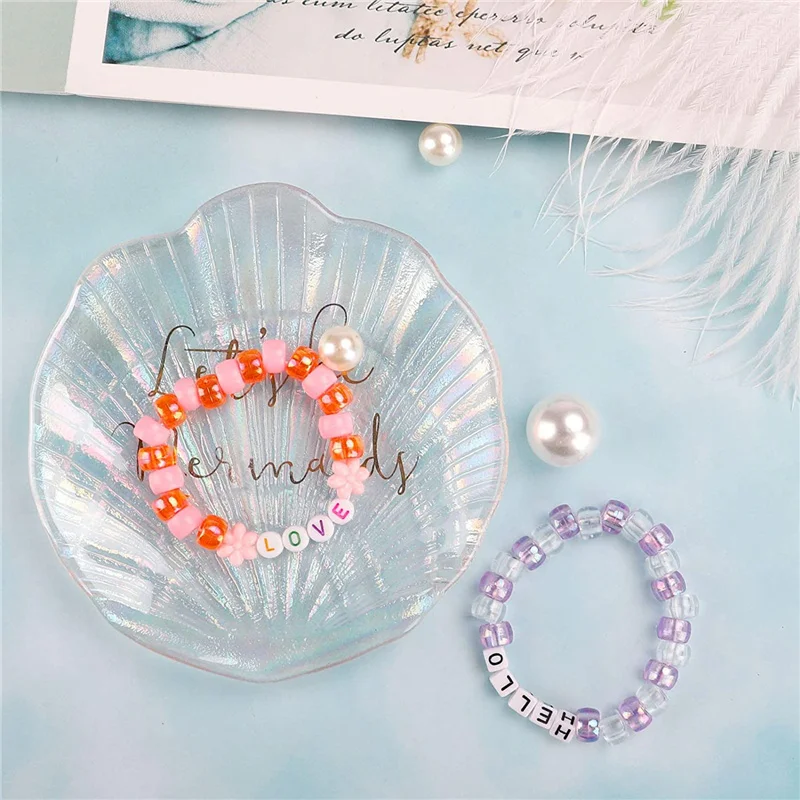 1900pcs Barrel Bead Letters Box Kit Gift Assembly Diy Bracelet Necklace Materials Pentagram Small Butterfly Jewelry Making Tool
