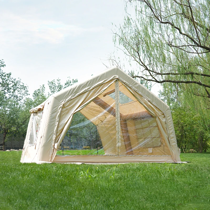 

9.0 Air Tent-Beige Factory Direct Easy Set Up Inflatable Camping Zelt Outdoor Family Portable Foldable Inflatable Tent