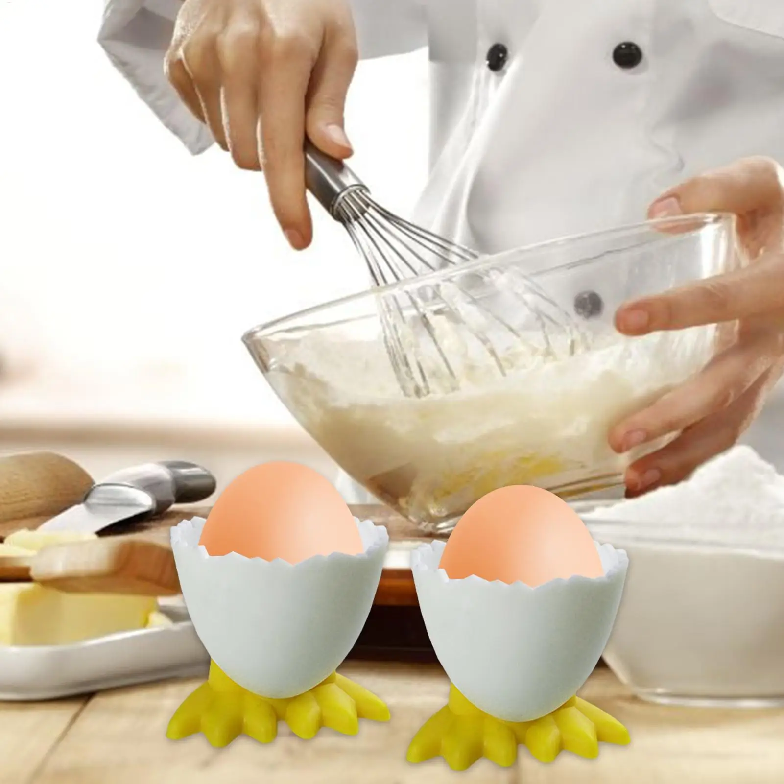 Chicken Feet Egg Cup Plastic egg tray Cute and creative breakfast egg cup holder Cartoon Egg Cup Kitchen supplies gifts