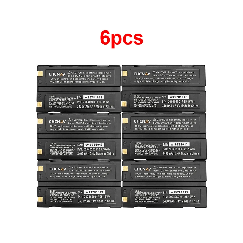 

5PCS/6PCS 2004050017 XB-2 GPS Battery Model 3400mAh 7.4V For CHCNAV RTK X/M/T/i Series GPS RTK X5/9/10/90/91/93 T3/7/8 M3/6/500