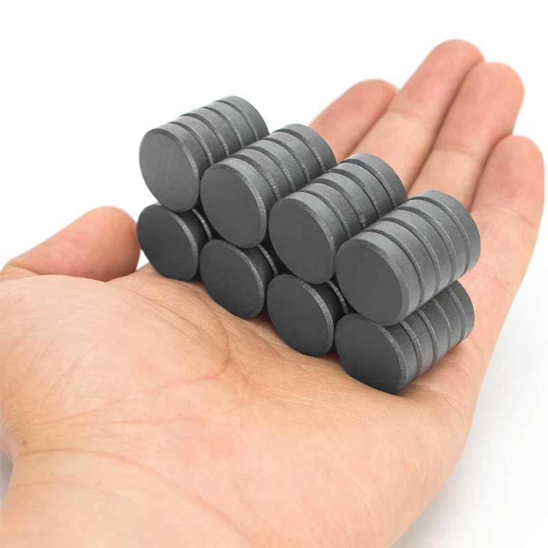 10x3 10x4 10x5 15X3 15X4 15X5mm Black Small Round Magnet Fridge Ferrite Magnet  Round Speaker Magnet Permanent Magnet 8X3 8X4