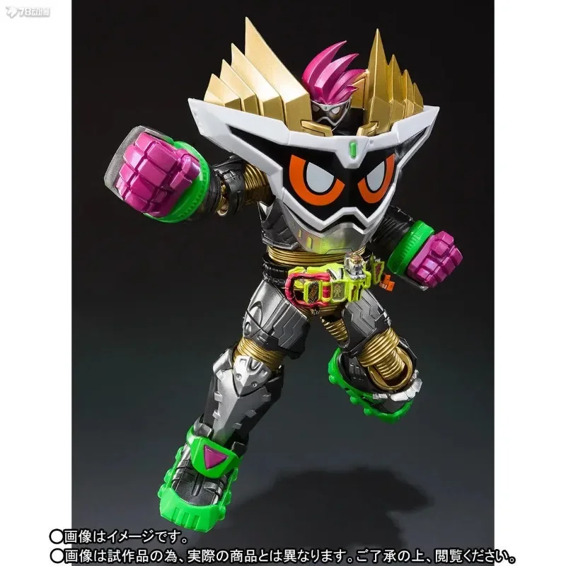 Em estoque original bandai s.h. figuarts kamen rider ex-aid máximo gamer nível 99 anime figura de ação modelo brinquedos presentes colecionáveis