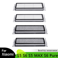 HEPA Filter Part for Xiaomi Roborock E25 E35 S5 S6 S5 MAX S6 Pure S6 MaxV S60 S65 S50 S55 Vacuum Cleaner Activated Carbon Filter