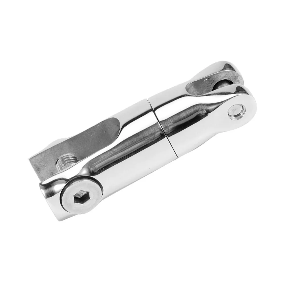 316 Stainless Steel Anchor Rotating Connector Heavy Duty Silver Anchor Swivel Connector Marine Swivel Connector
