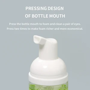 GLAMLASH-Fruit Scent Cílios Espuma Limpador para Extensão Lash, Bomba Shampoo, Imprensa Lash Garrafas de Lavagem, Sem Wipe, 60ml 10 principais vendas frasco espuma pestanas - №7