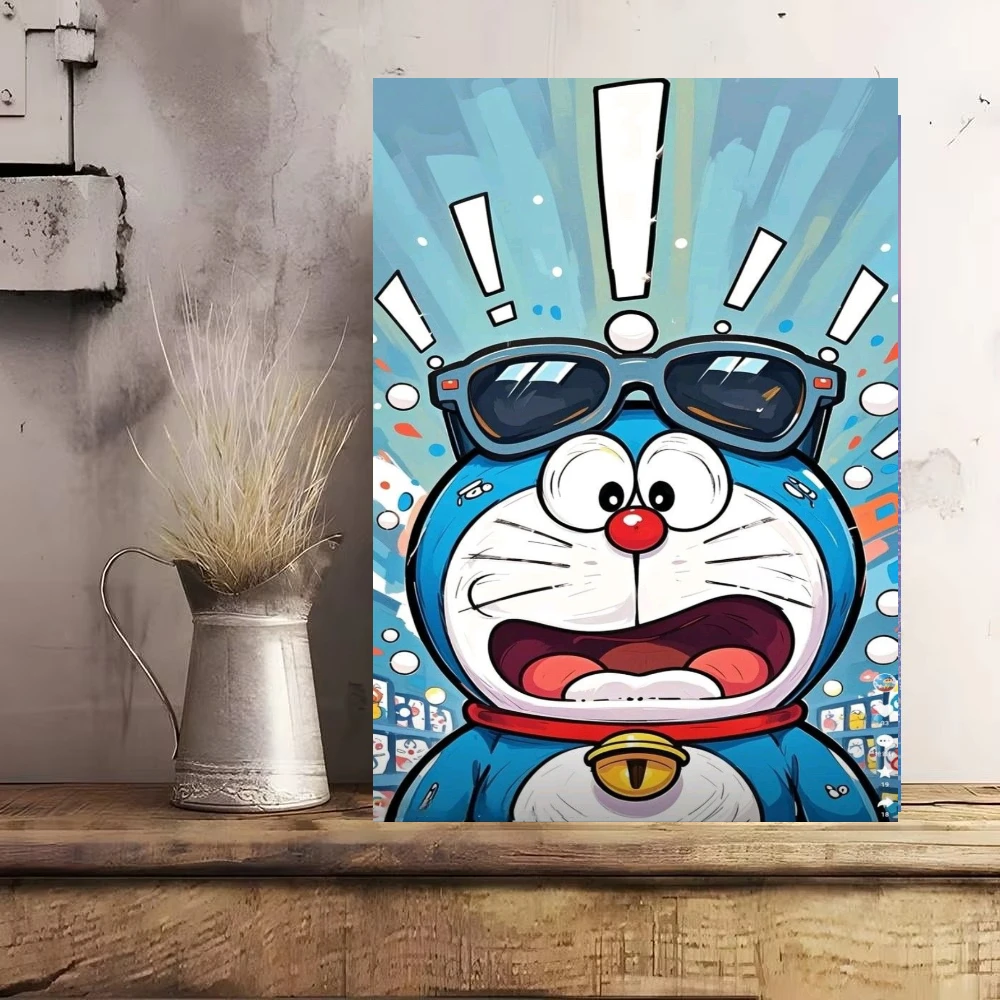 Jigsaw Puzzle Shocked Doraemon Cartoon 500/1000/1200/2000 PCS Wall Decor for Living Room Bedroom Gift No Frame