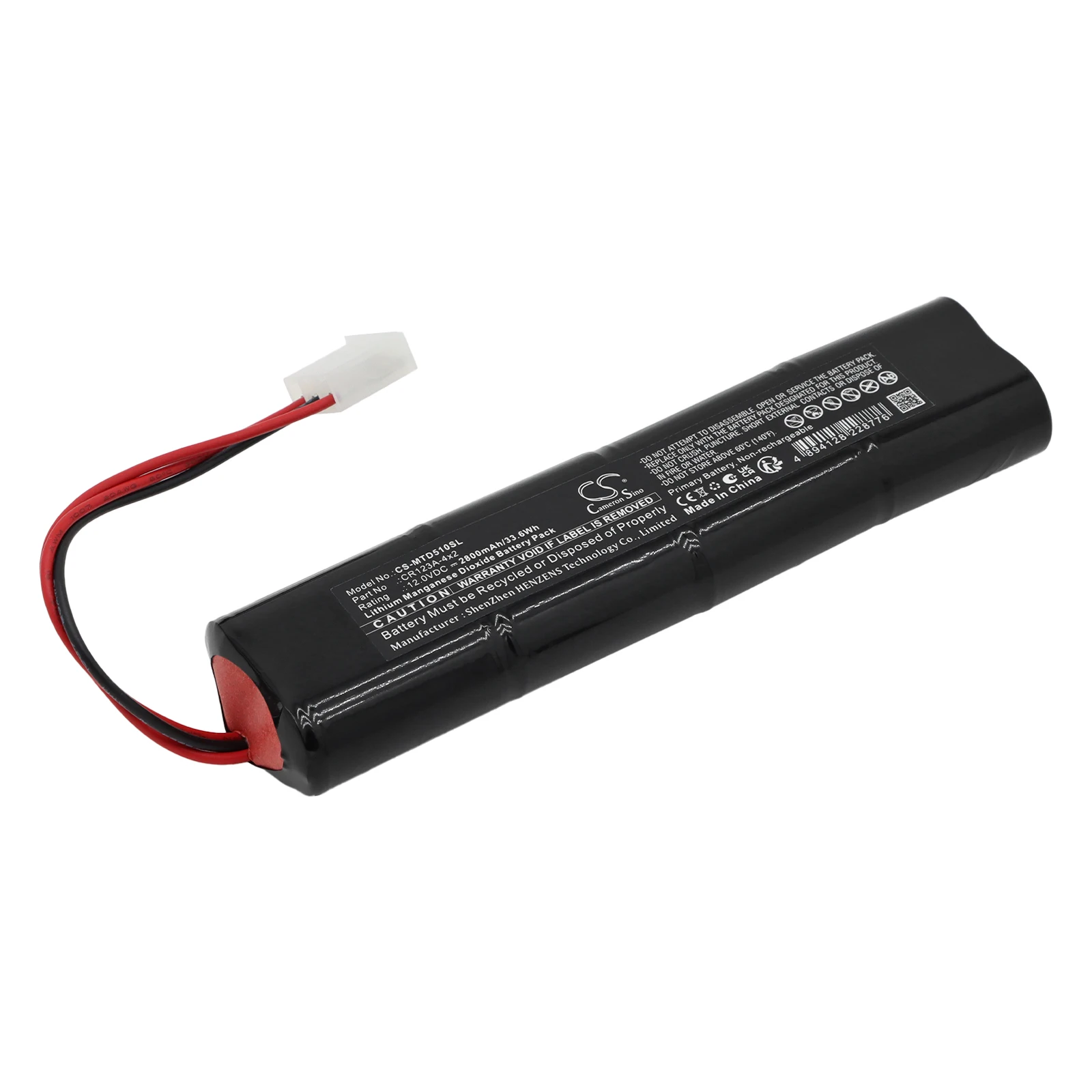 Cameron Sino 12.0V 2800mAh Replacement Battery for Meditech CR123A-4x2
