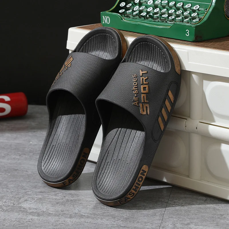 Summer Men Women Slippers Bathroom Non-Slip Home Fashion Soft Indoor Sandals Non-slip Flip Flops Male Slides Indoor Outdoor